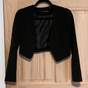 Black Crop Blazer